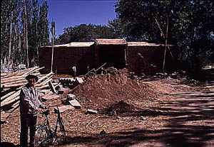 Wang Yuanlu's temple and residence in the process of repair