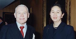 Professor Naylor, Chairman of the Sino-British Fellowship Trust (SBFT), and Jannette Cheong, Head of International Collaboration and Development